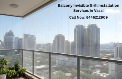 Balcony Invisible Grill Installation Services in Vasai