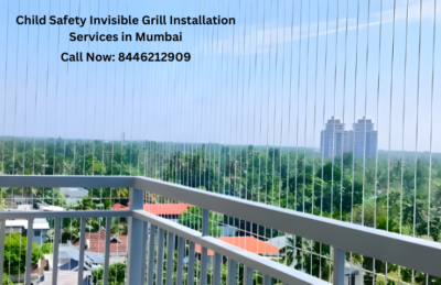 Child Safety Invisible Grill Installation Services in Mumbai